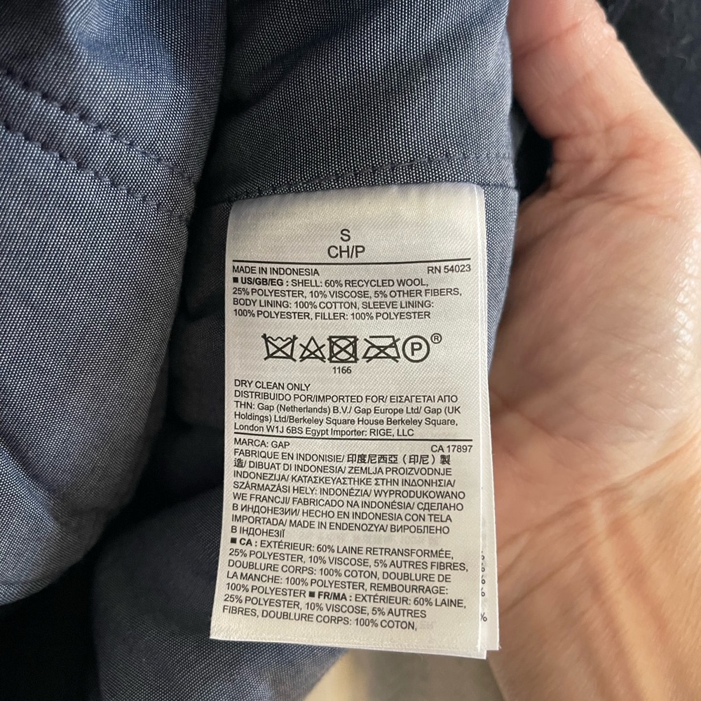 GAP Navy Jacket - Picture 3 of 4